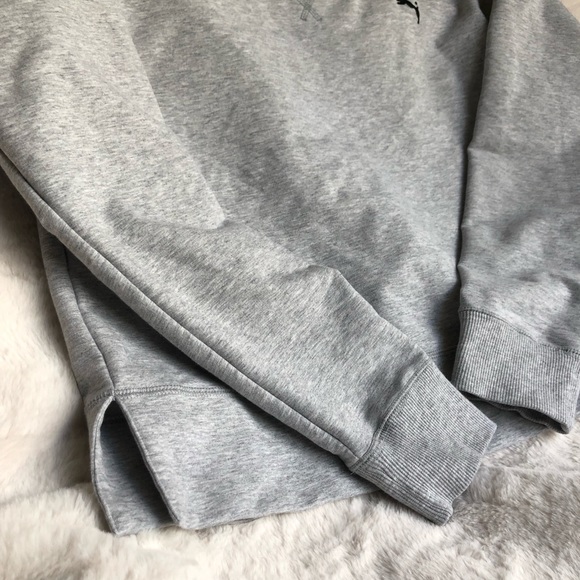 Puma grey open back sweatshirt ~ size Large - Picture 7 of 7
